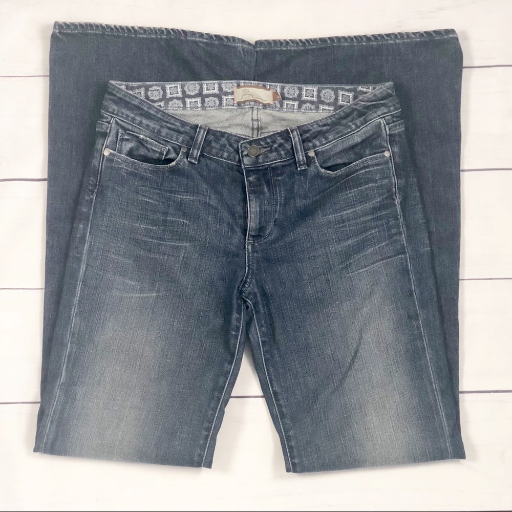 Paige Robertson Mid Rise Relaxed Wide Leg Sz 30